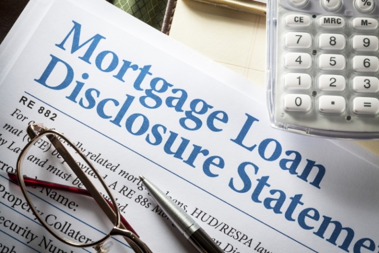 new mortgage disclosure form